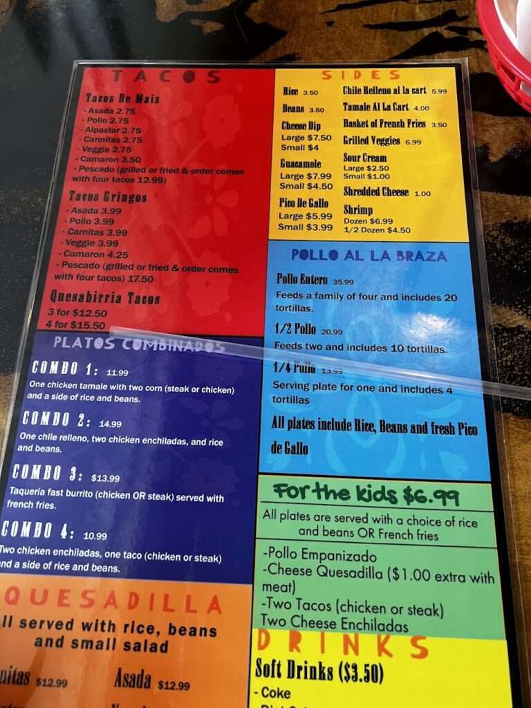 Taqueria Fast menu 5